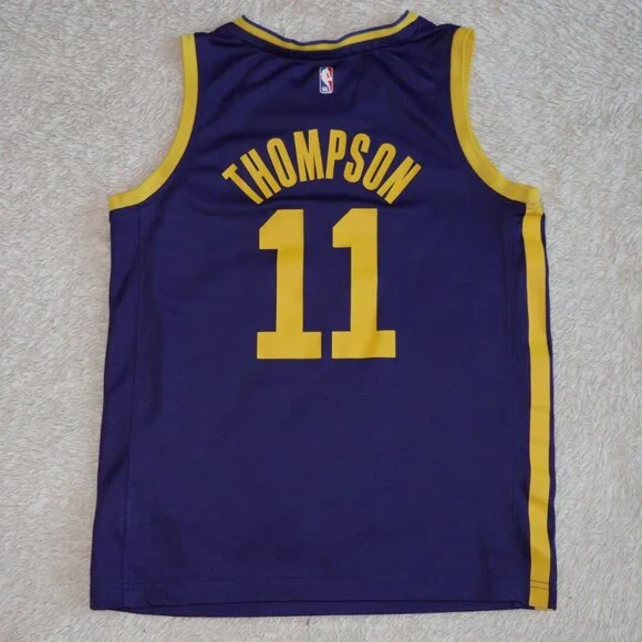 NBA Golden State Warriors Klay Thompson Fanatics Navy Fast Break Player Jersey - Picture 3 of 5